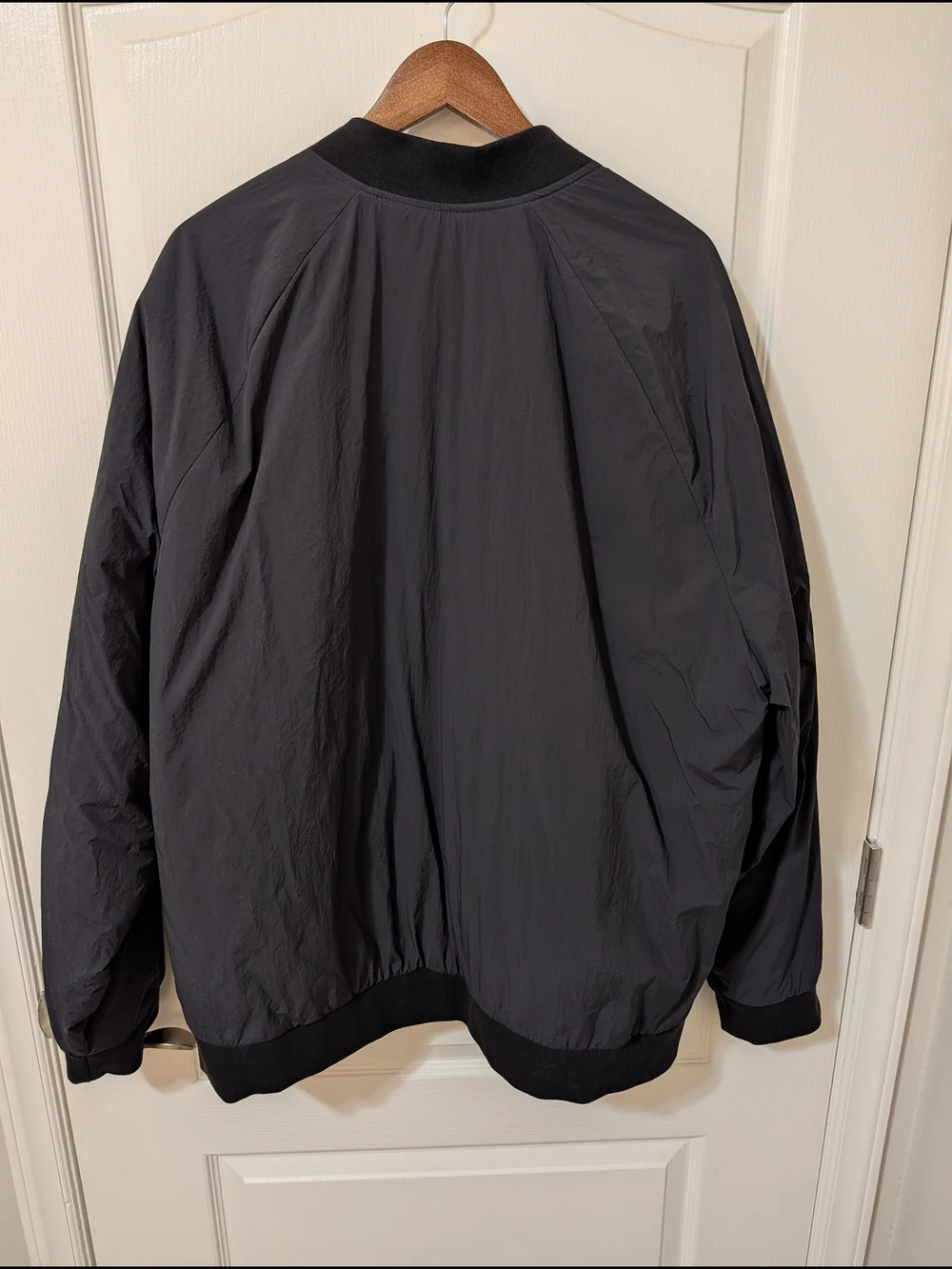 GAP Men's Dark Gray Bomber Jacket - Zip Front